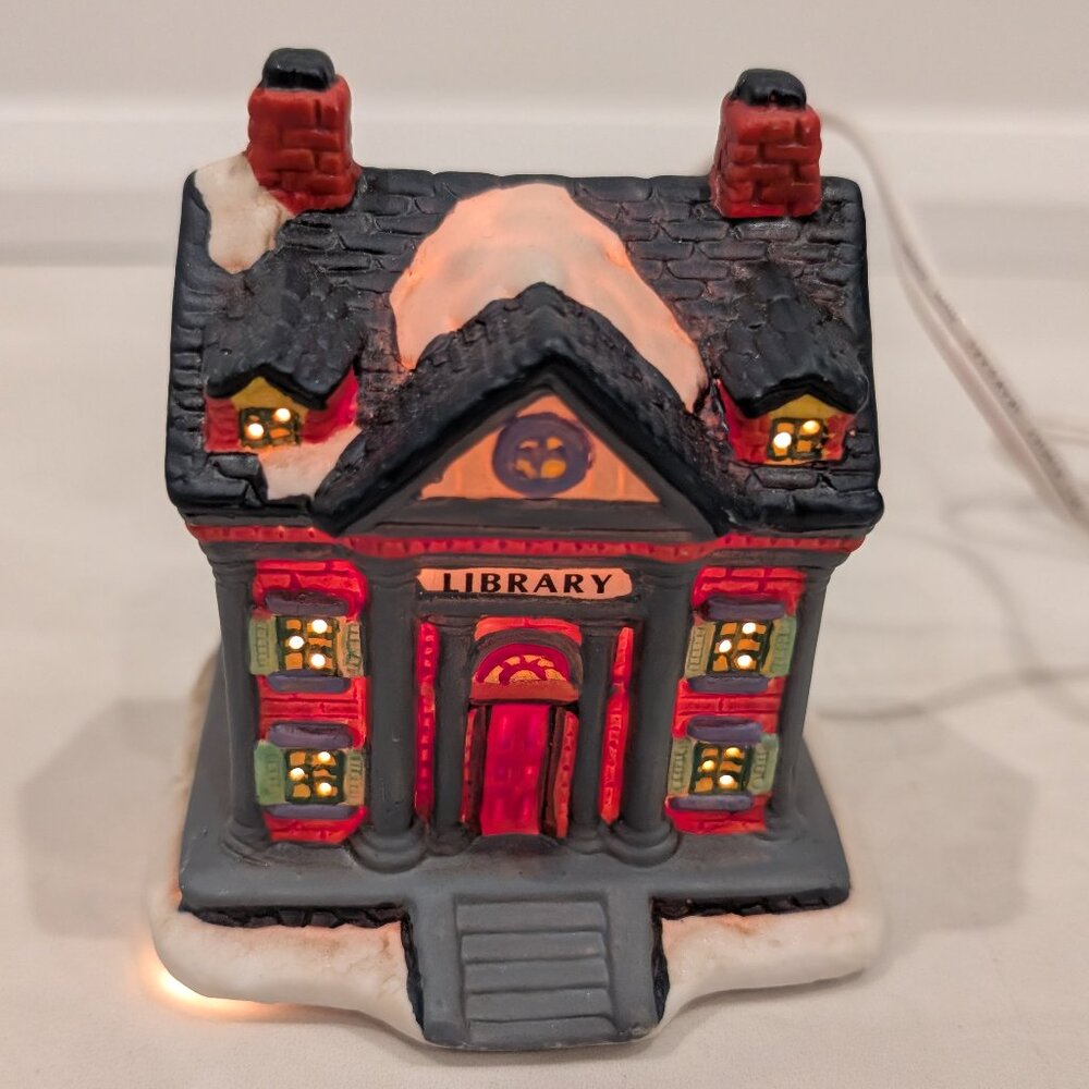 Hudson's Bay Company- Village Collectibles- Illuminated Library